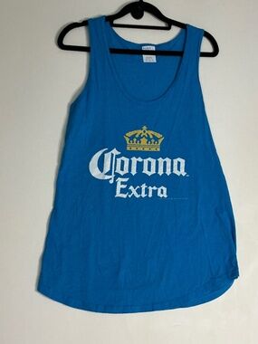 Corona Extra Blue Tank size Medium
